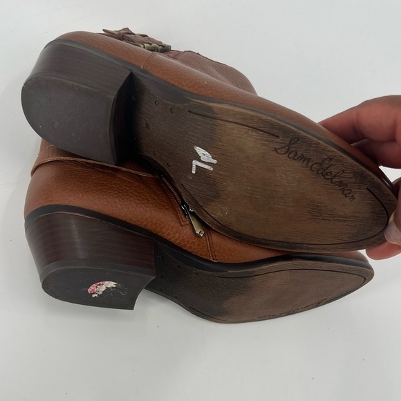 Sam Edelman petal brown boots shoes size 10M - Picture 6 of 8
